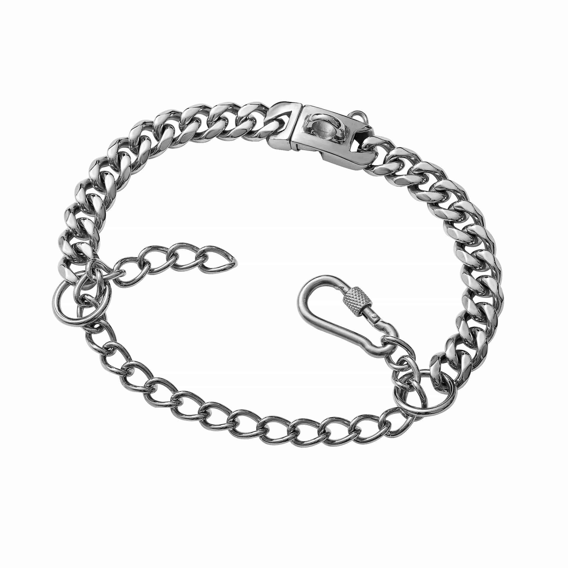 15mm Pet Dog Leash Adjustable Cuban Chain Collar