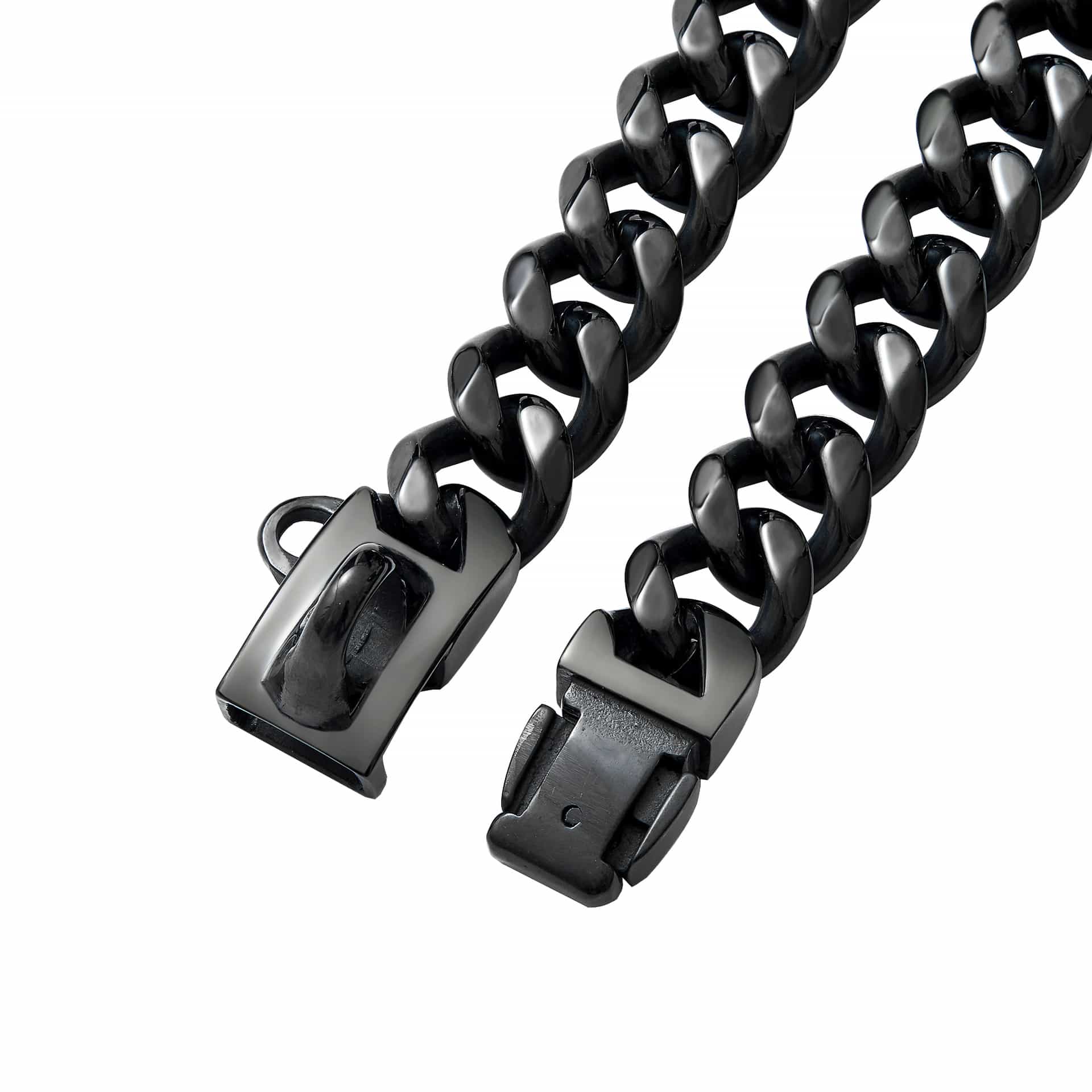 15mm Pet Dog Leash Adjustable Cuban Chain Collar