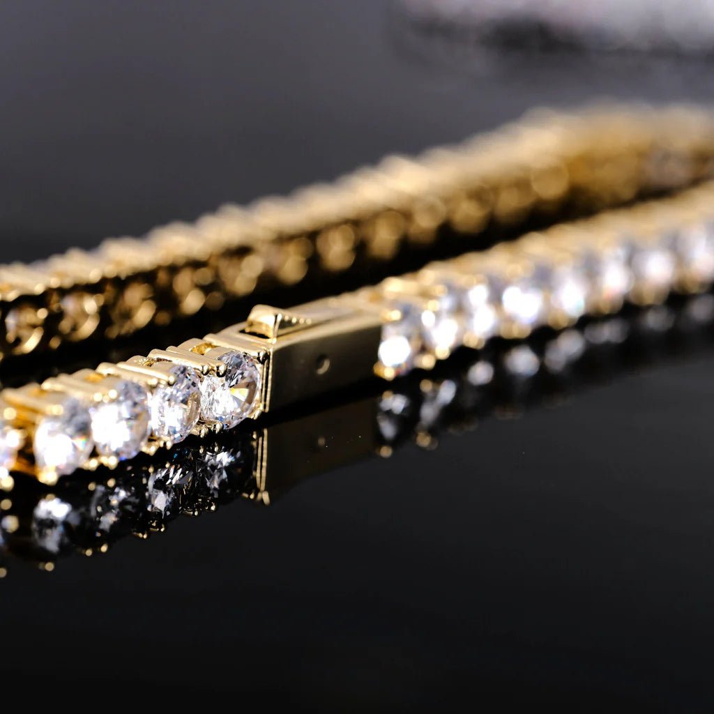 Tennis Bracelet in 18k Gold - 5mm - TONGSHOP / best-selling-bracelet / BestValue
