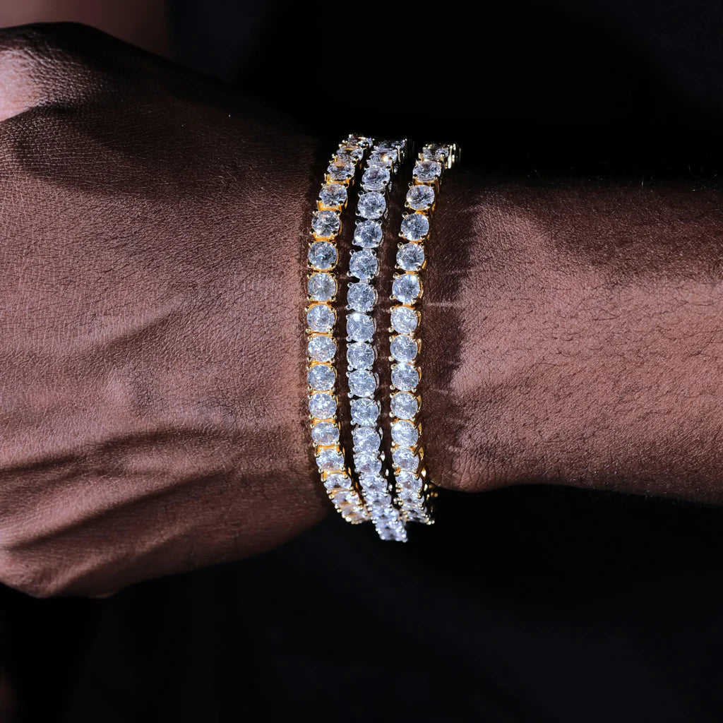 Tennis Bracelet in 18k Gold - 5mm