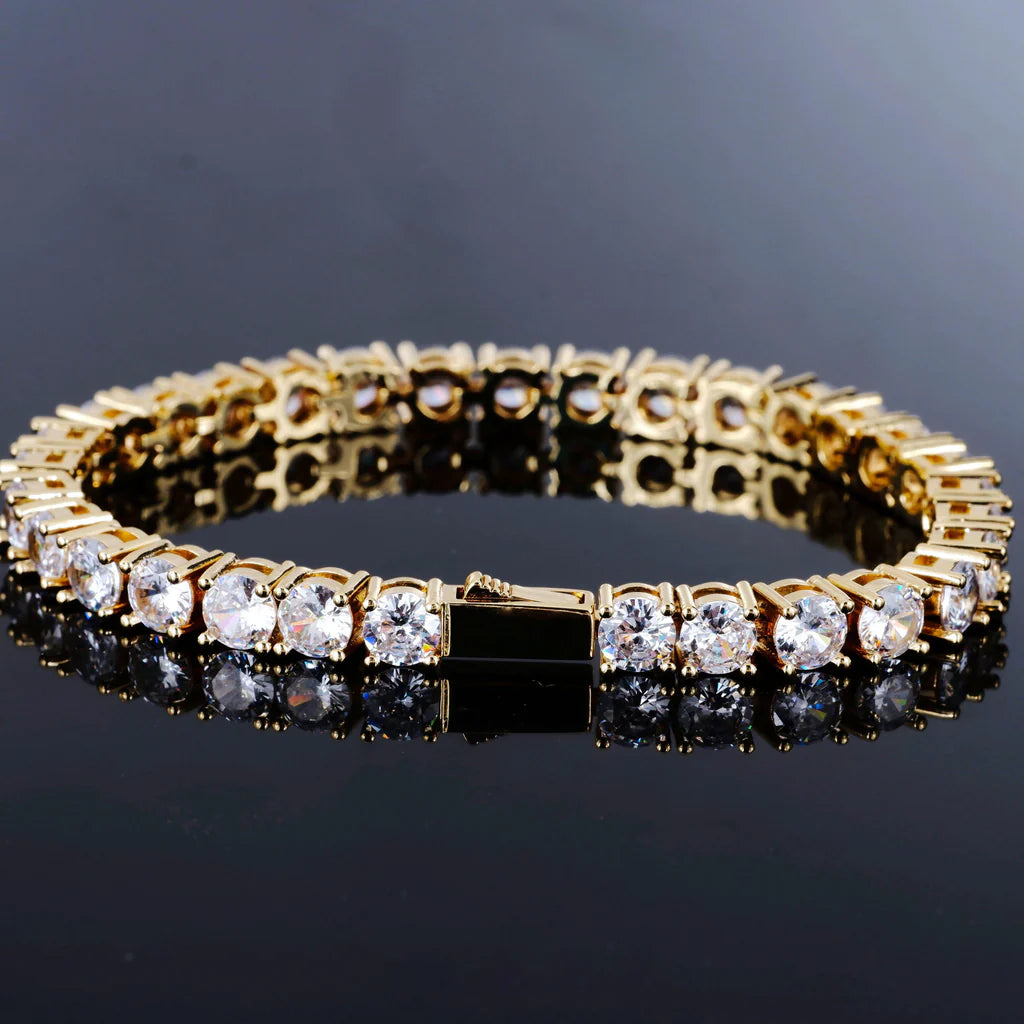 Tennis Bracelet in 18k Gold - 5mm
