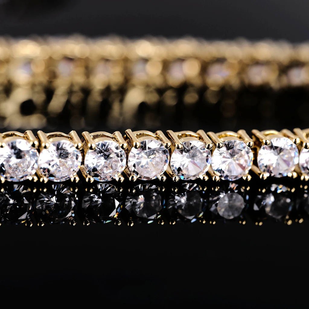 Tennis Bracelet in 18k Gold - 5mm - TONGSHOP / best-selling-bracelet / BestValue