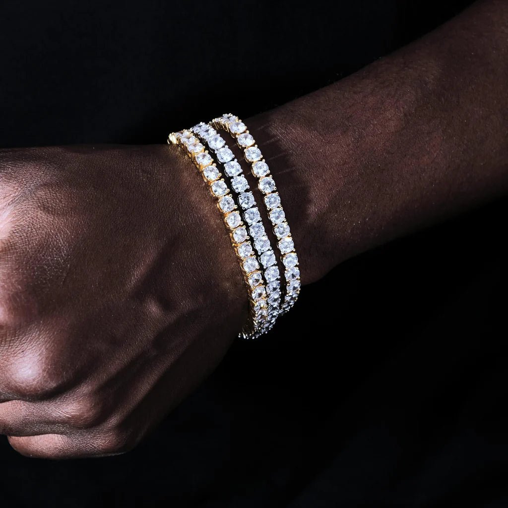 Tennis Bracelet in 18k Gold - 5mm - TONGSHOP / best-selling-bracelet / BestValue