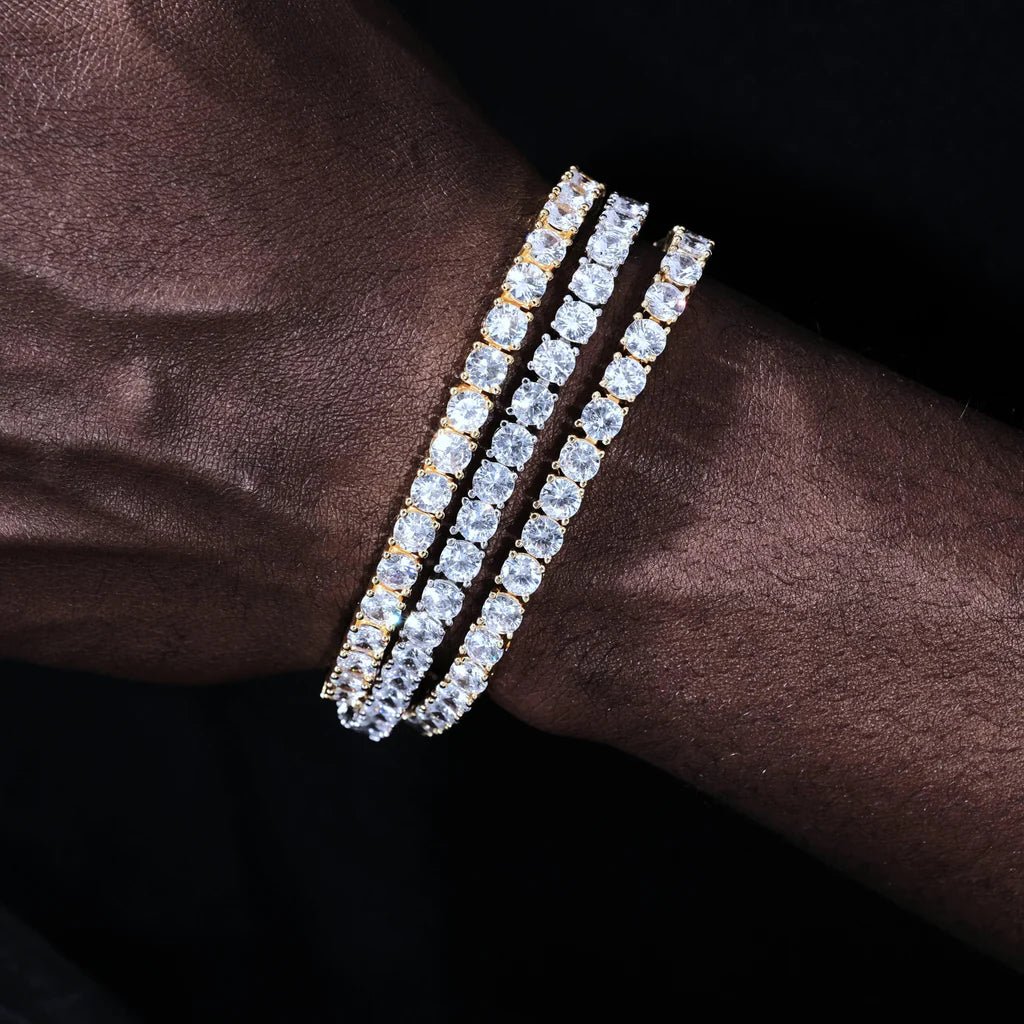 Tennis Bracelet in 18k Gold - 5mm - TONGSHOP / best-selling-bracelet / BestValue
