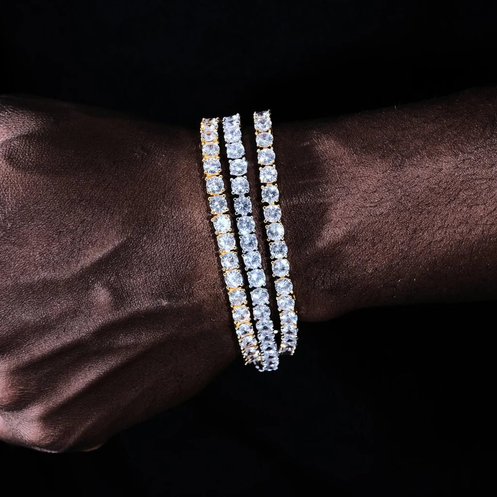 Tennis Bracelet in 18k Gold - 5mm - TONGSHOP / best-selling-bracelet / BestValue