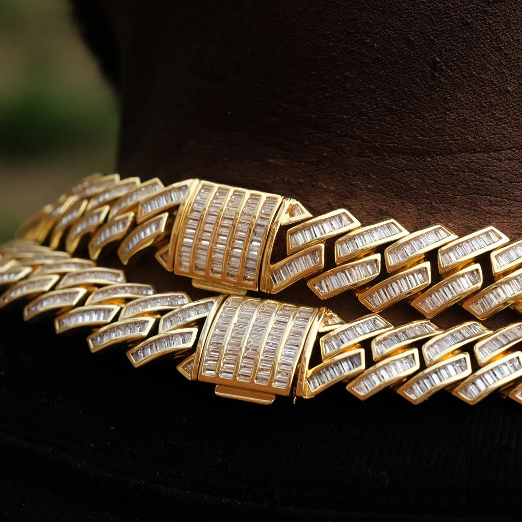 14MM Baguette Kanalo Aro Kuba Koliero