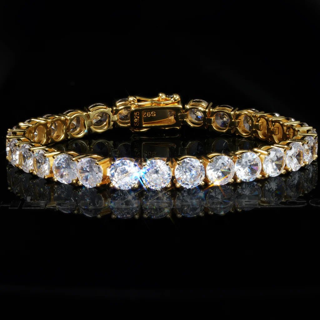 925 Sterling Silver AAA CZ 6mm Tennis Bracelet - TONGSHOP