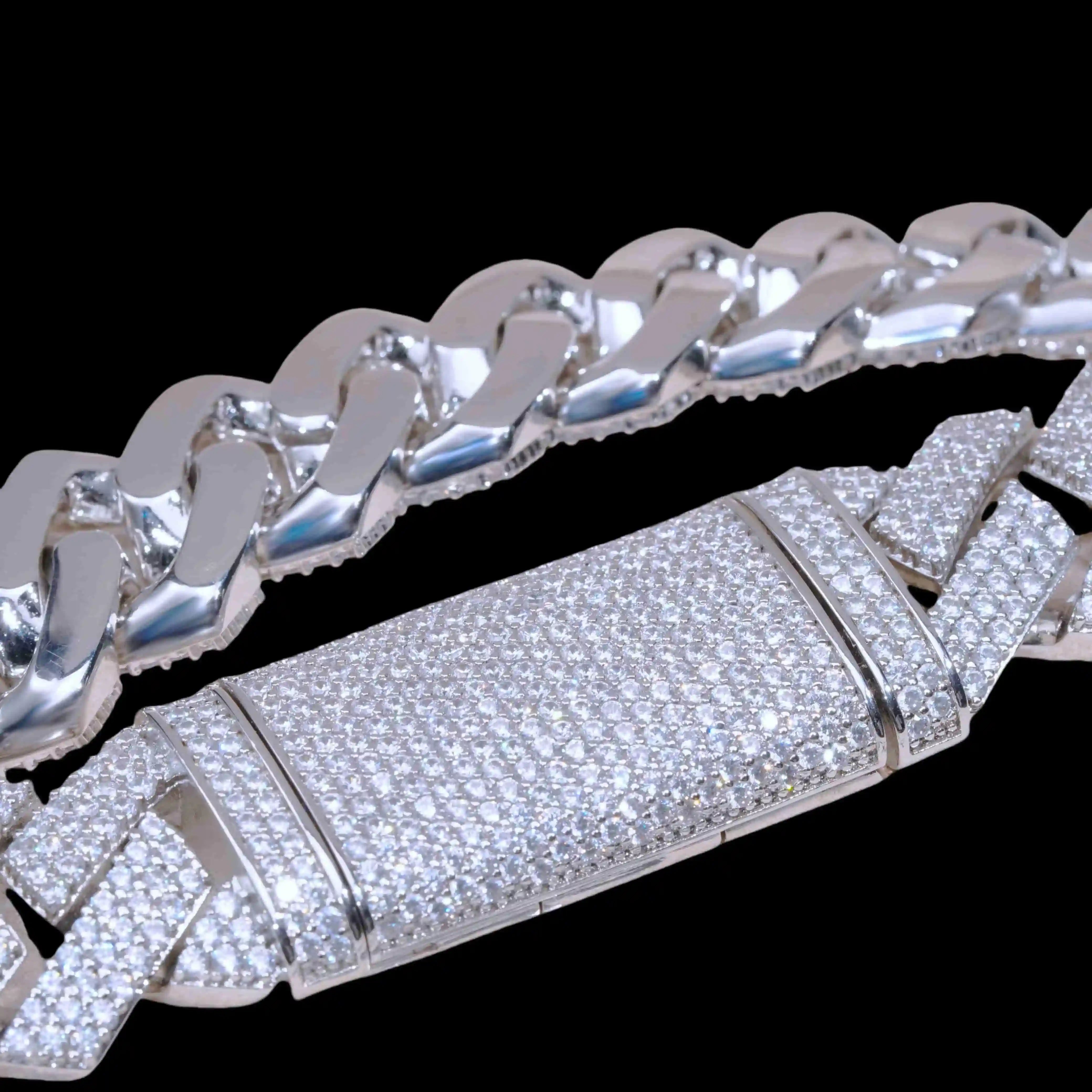 20mm Extended Clasp Prong Cuban Chain - TONGSHOP