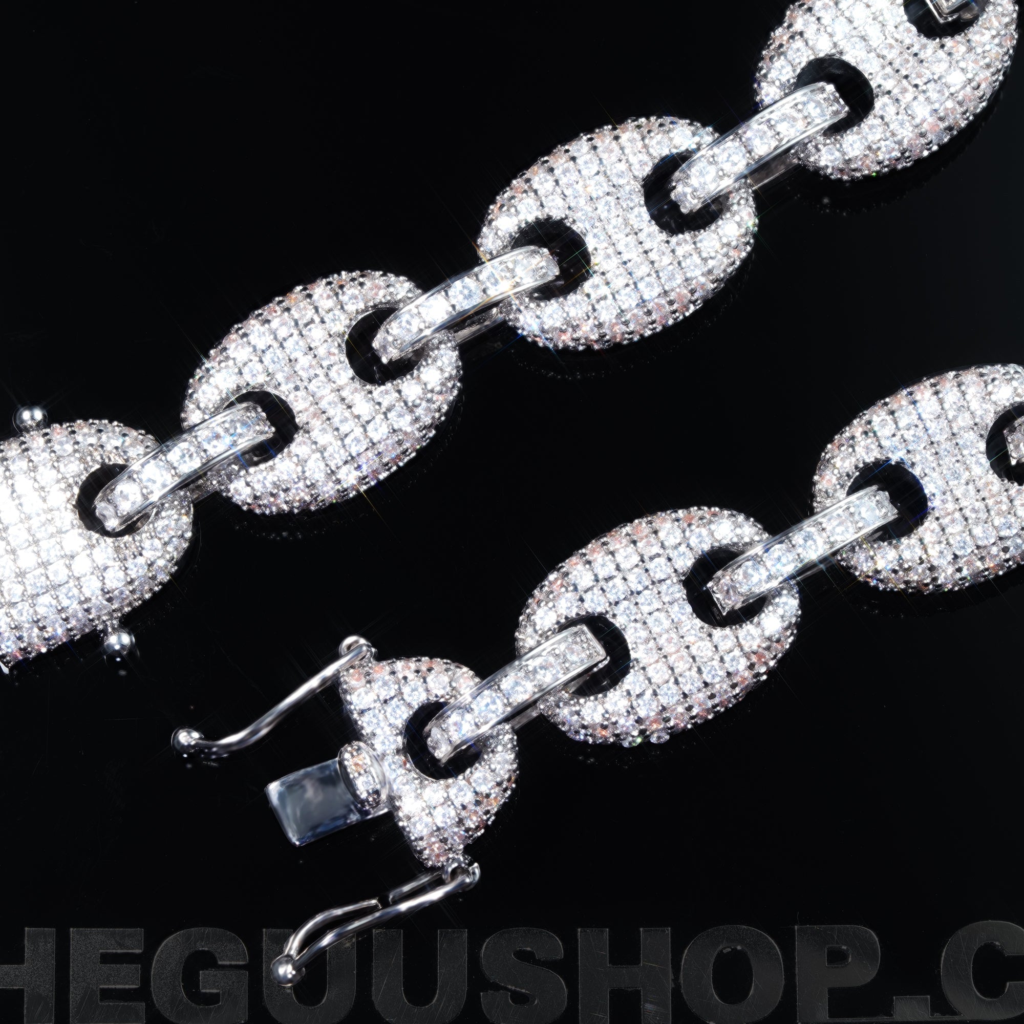 12mm Iced Gold-Plated CZ Cuban Link Bracelet