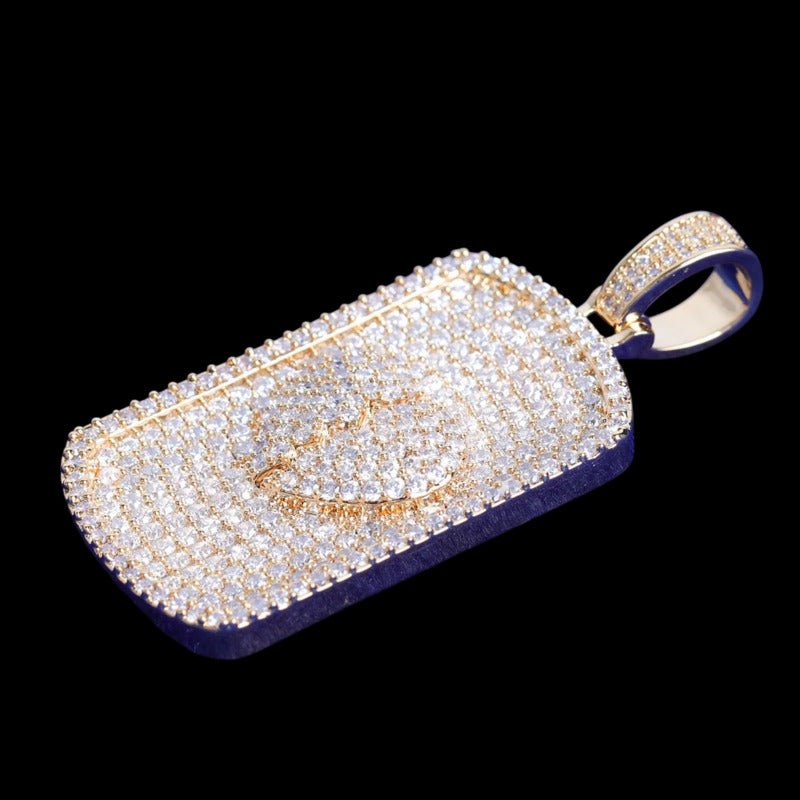 3D Custom Photo Broken Heart Dog Tags - TONGSHOP / Length:16 / Length:18