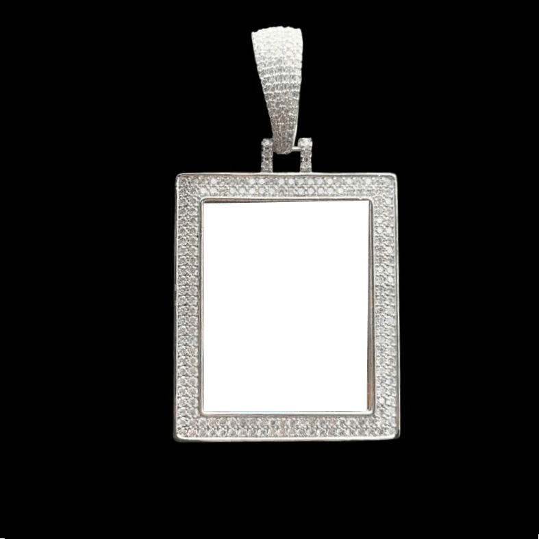 3D Customized Photo Card Pendant - 45mm - TONGSHOP / Length:16 / Length:18