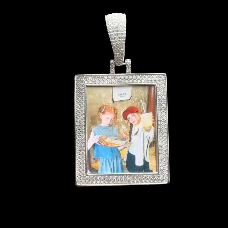 3D Customized Photo Card Pendant - 45mm - TONGSHOP / Length:16 / Length:18