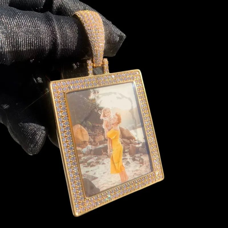 3D Customized Photo Card Pendant - 45mm - TONGSHOP / Length:16 / Length:18