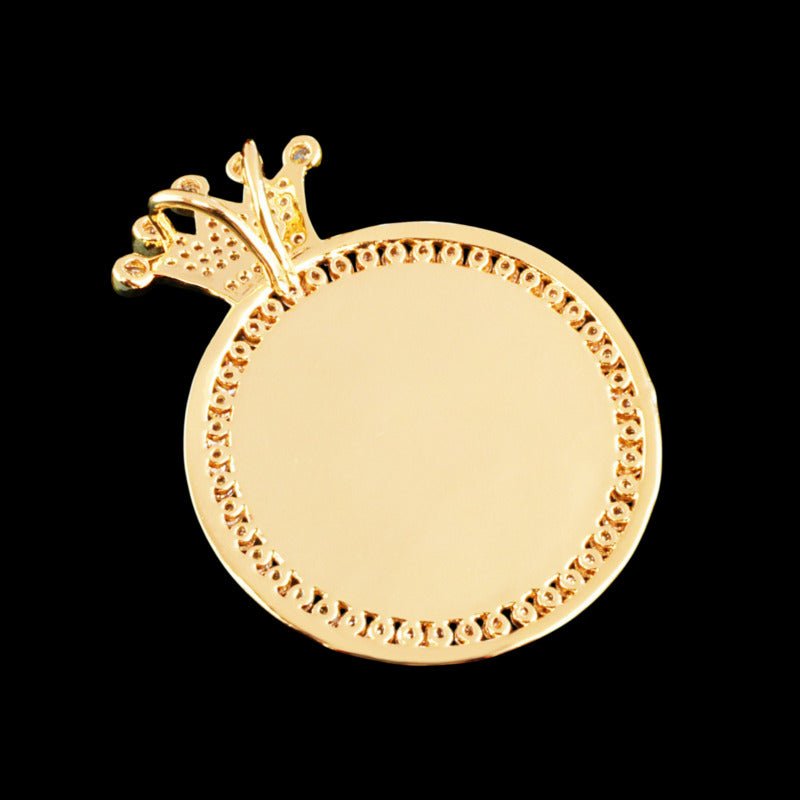 3D Customized Photo King Pendant - 45mm - TONGSHOP / Length:16 / Length:18