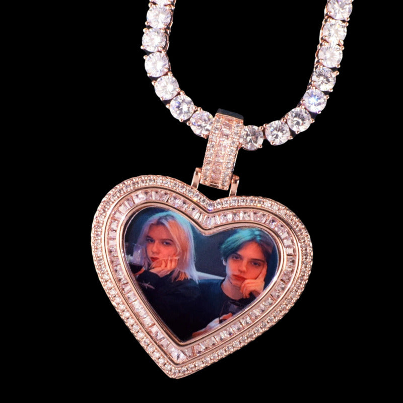 3D Customized Photo Love Pendant -38mm