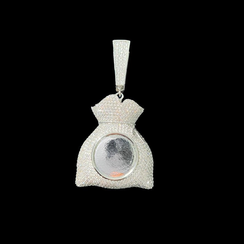 3D Customized Photo Money Bag Pendant - 42mm - TONGSHOP / Length:16 / Length:18