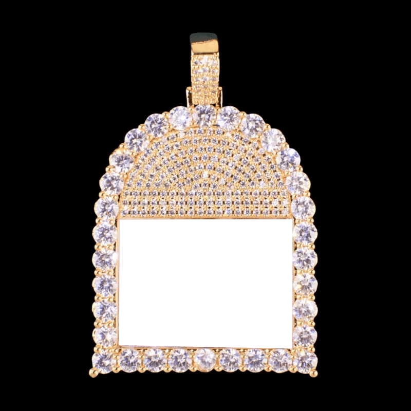 3D Customized Photo Window Pendant - 35mm - TONGSHOP / Length:16 / Length:18