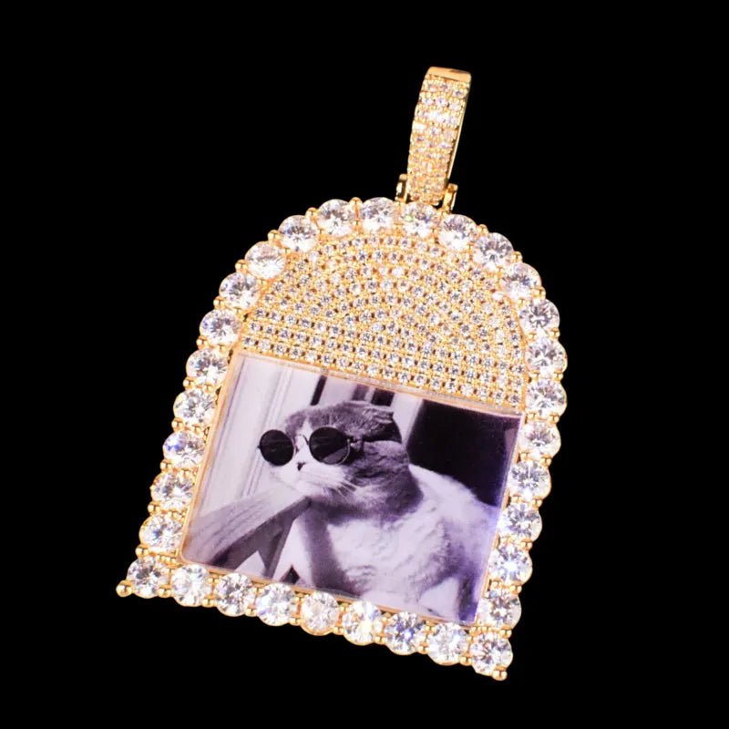 3D Customized Photo Window Pendant - 35mm - TONGSHOP / Length:16 / Length:18