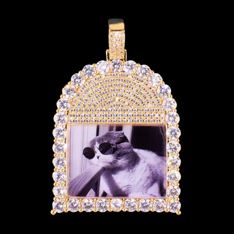3D Customized Photo Window Pendant - 35mm - TONGSHOP / Length:16 / Length:18