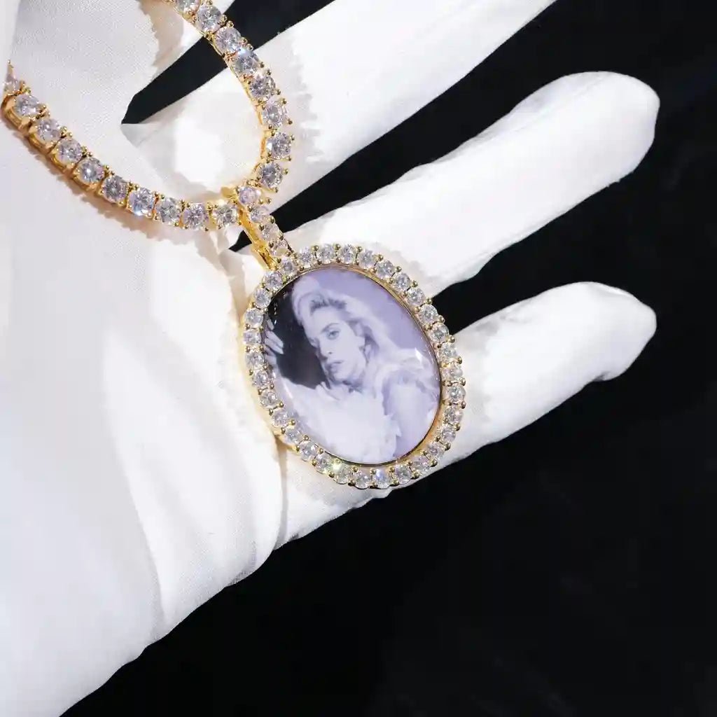 3D OVAL CUSTOM PICTURE PENDANT - TONGSHOP / /