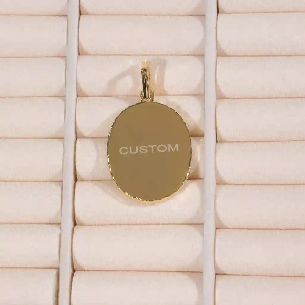 3D OVAL CUSTOM PICTURE PENDANT - TONGSHOP / /
