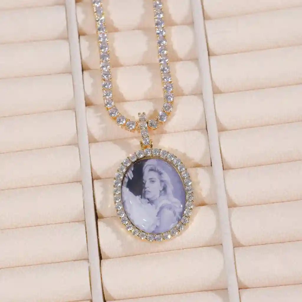 3D OVAL CUSTOM PICTURE PENDANT - TONGSHOP / /