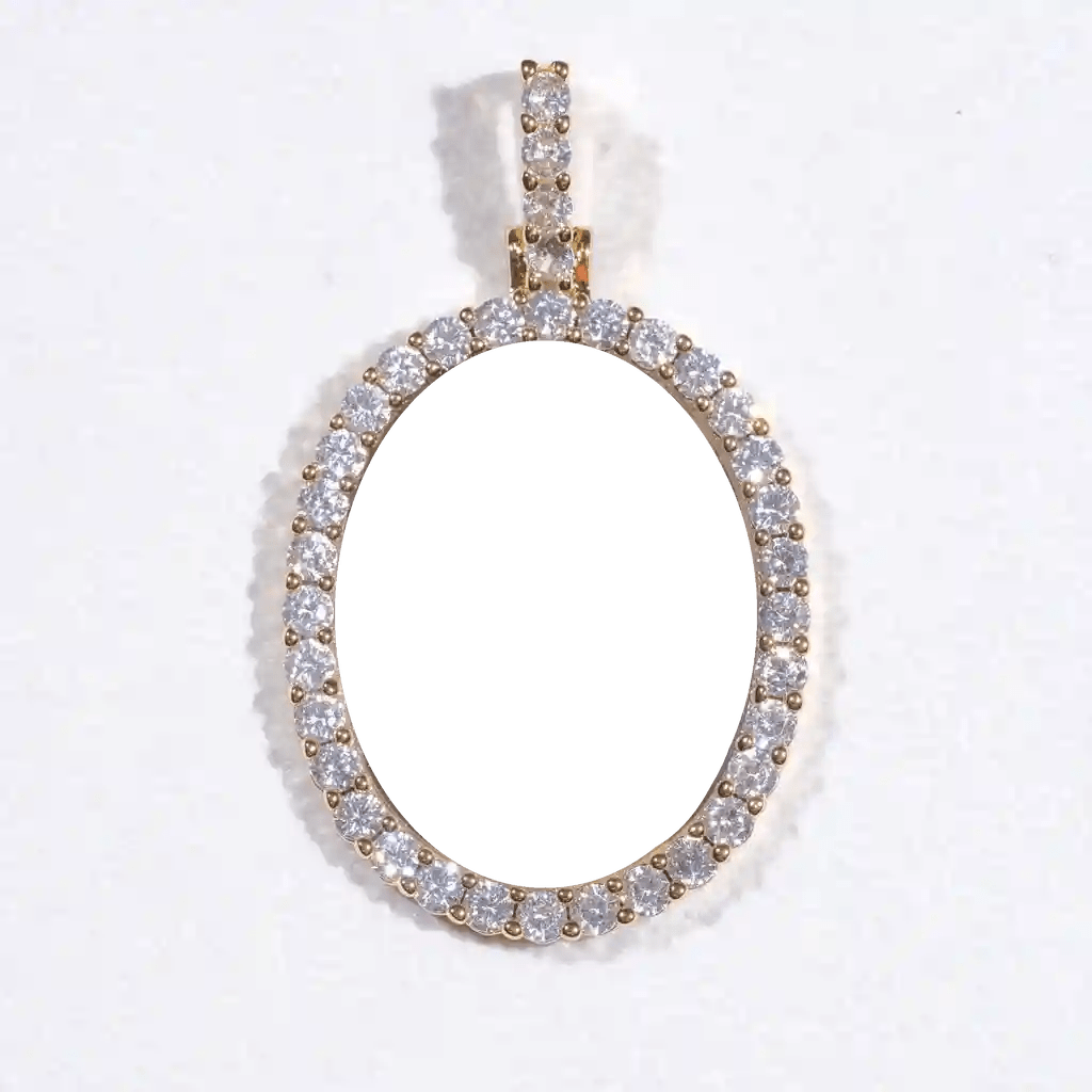 3D OVAL CUSTOM PICTURE PENDANT - TONGSHOP / /
