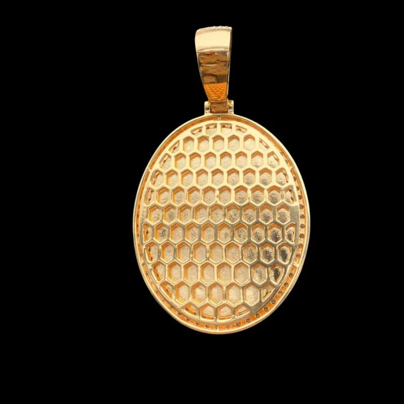 3D Photo Custom Oval Pendant - 42mm - TONGSHOP / Length:16 / Length:18