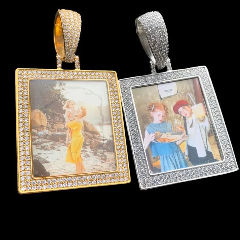 3D Customized Photo Card Pendant - 45mm - TONGSHOP / Length:16 / Length:18