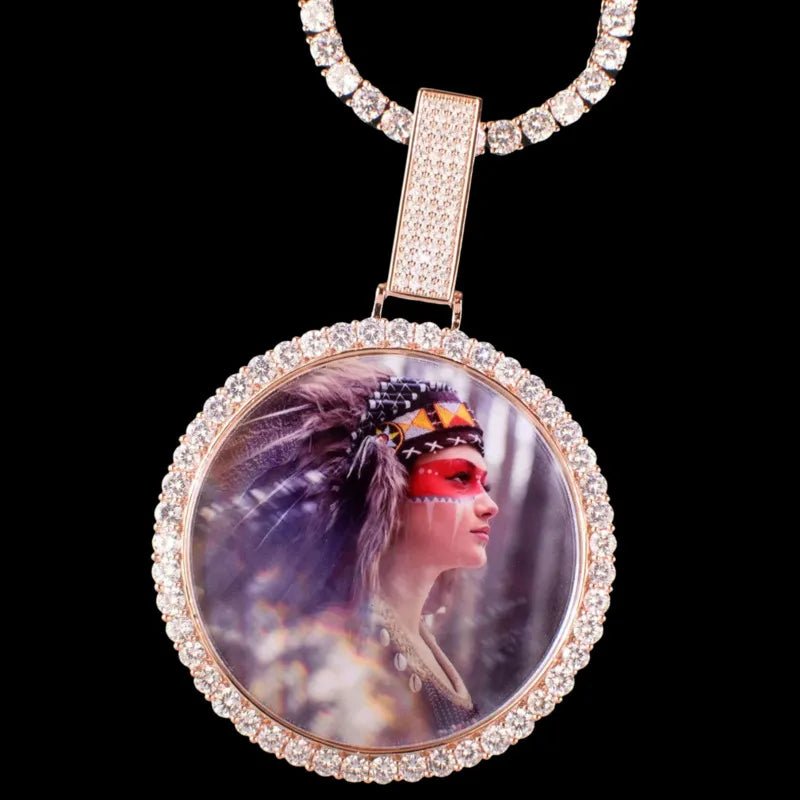 3D Photo Customized Pendant - 70mm - TONGSHOP / Length:16 / Length:18