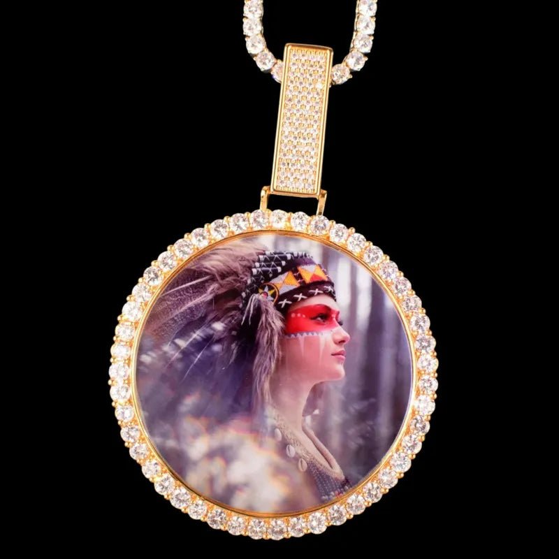3D Photo Customized Pendant - 70mm - TONGSHOP / Length:16 / Length:18