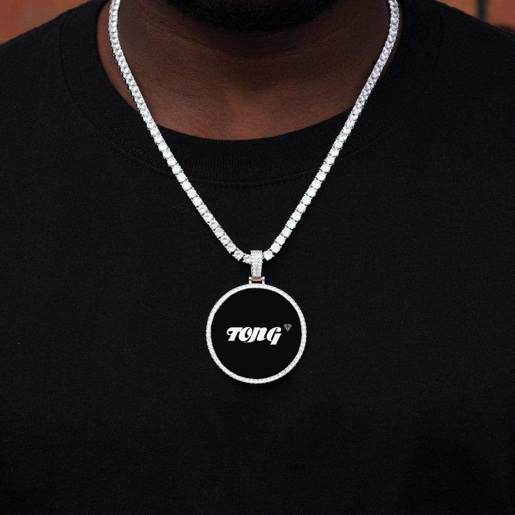 3D CIRCLE CUSTOM PICTURE PENDANT - TONGSHOP / /