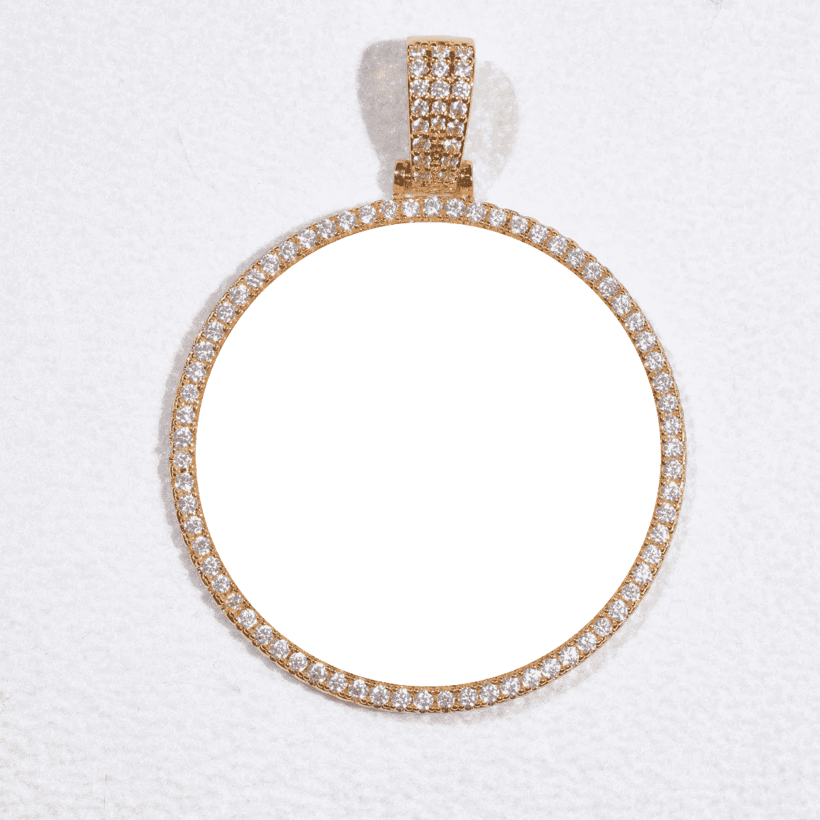 3D CIRCLE CUSTOM PICTURE PENDANT - TONGSHOP