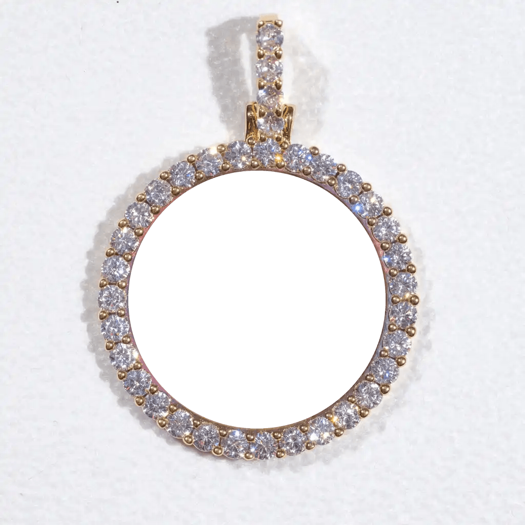 3D CIRCLE CUSTOM PICTURE PENDANT SMALL SIZE - TONGSHOP