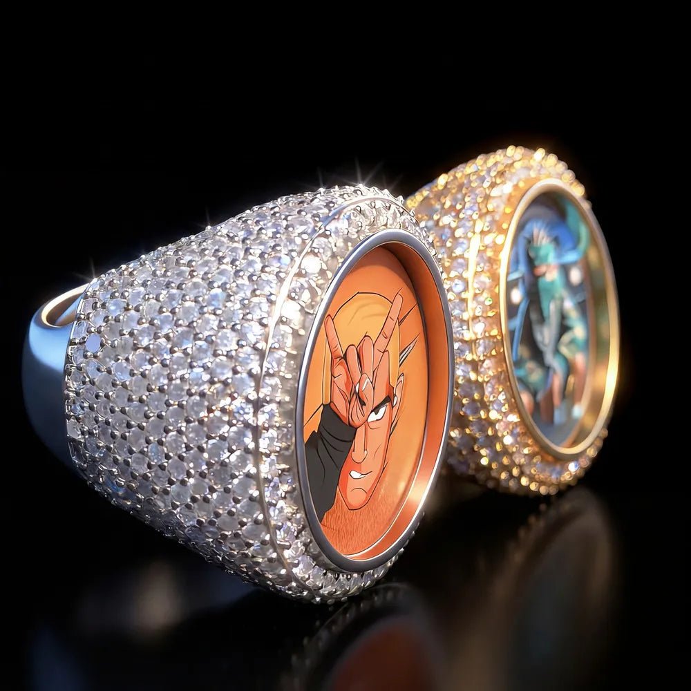 3D Custom Photo Oval Ring - TONGSHOP / Length:16 / Length:18