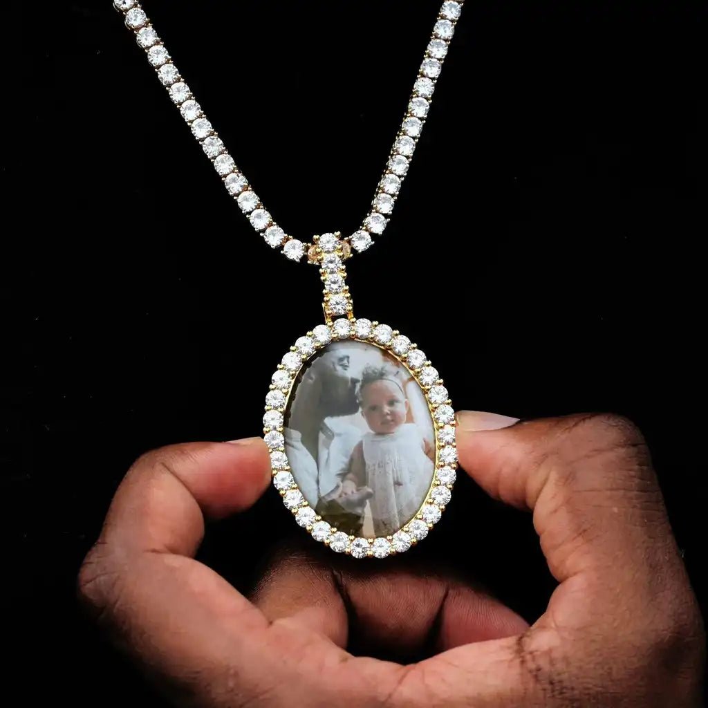 3D OVAL CUSTOM PICTURE PENDANT - TONGSHOP