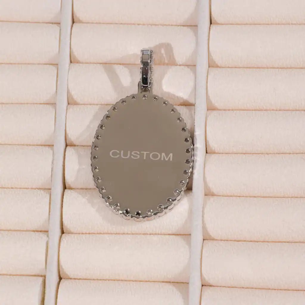 3D OVAL CUSTOM PICTURE PENDANT - TONGSHOP