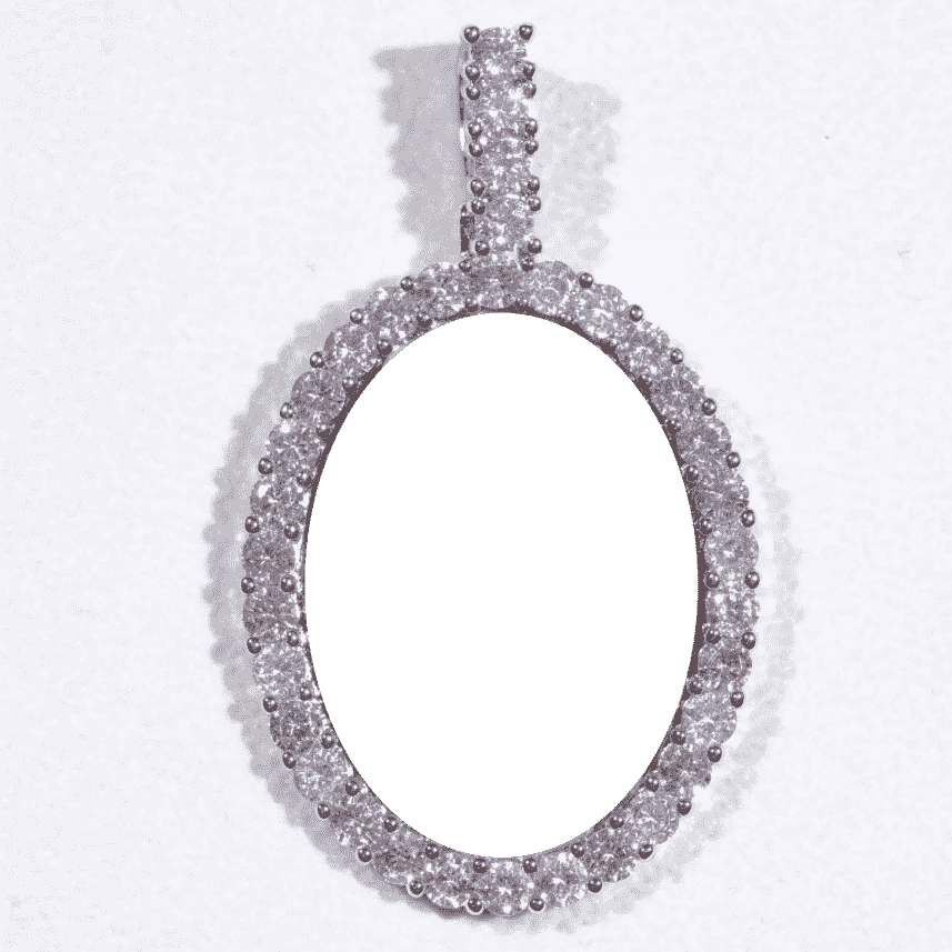 3D OVAL CUSTOM PICTURE PENDANT - TONGSHOP