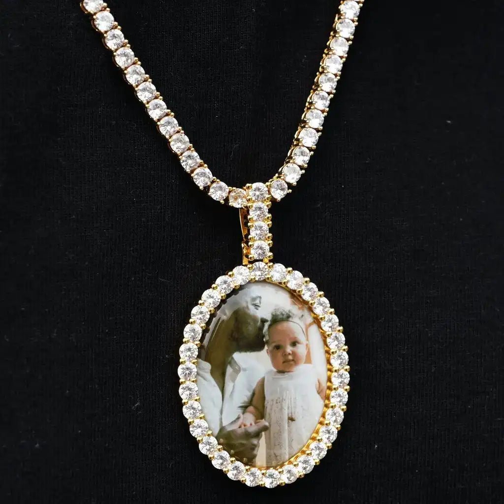 3D OVAL CUSTOM PICTURE PENDANT - TONGSHOP