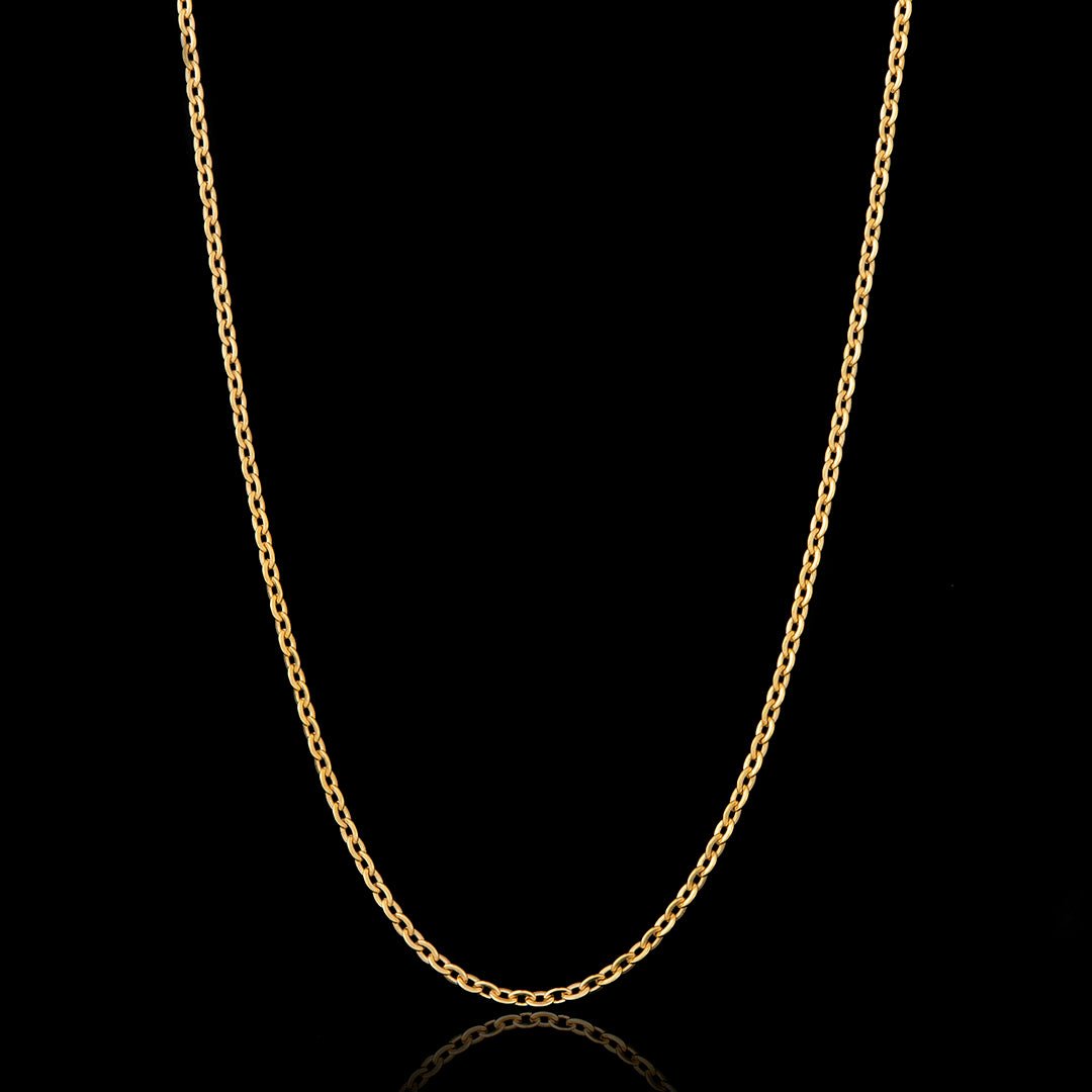 3mm Rolo Chain in Gold - TONGSHOP