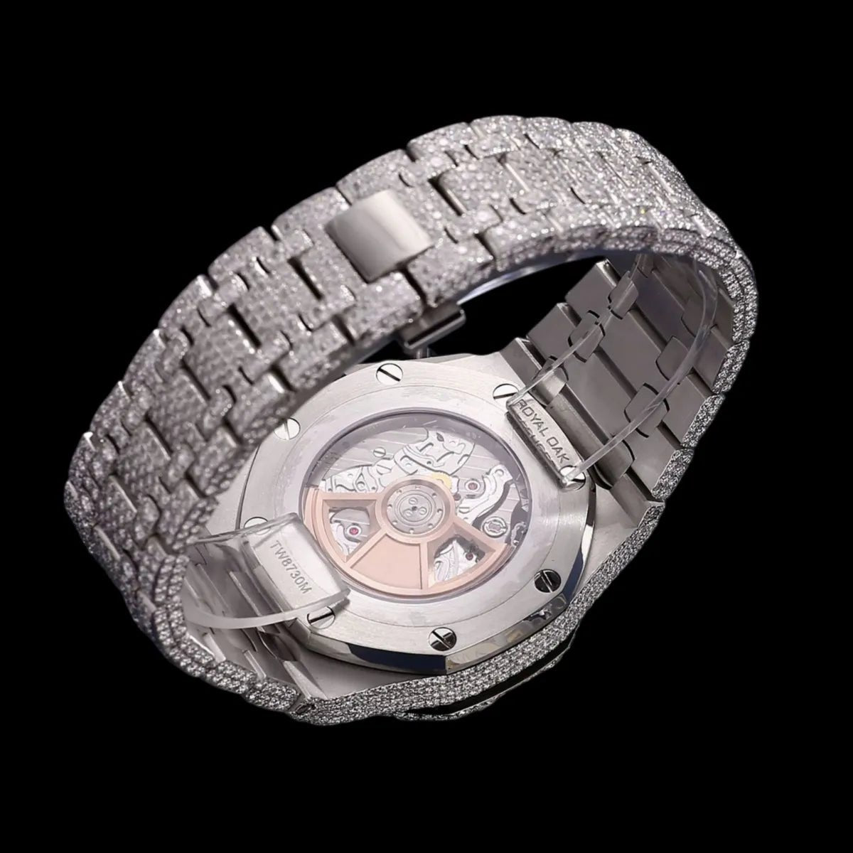 40mm Iced - Out VVS Moissanite APF Watch - TONGSHOP / Style:White Gold / WATCH