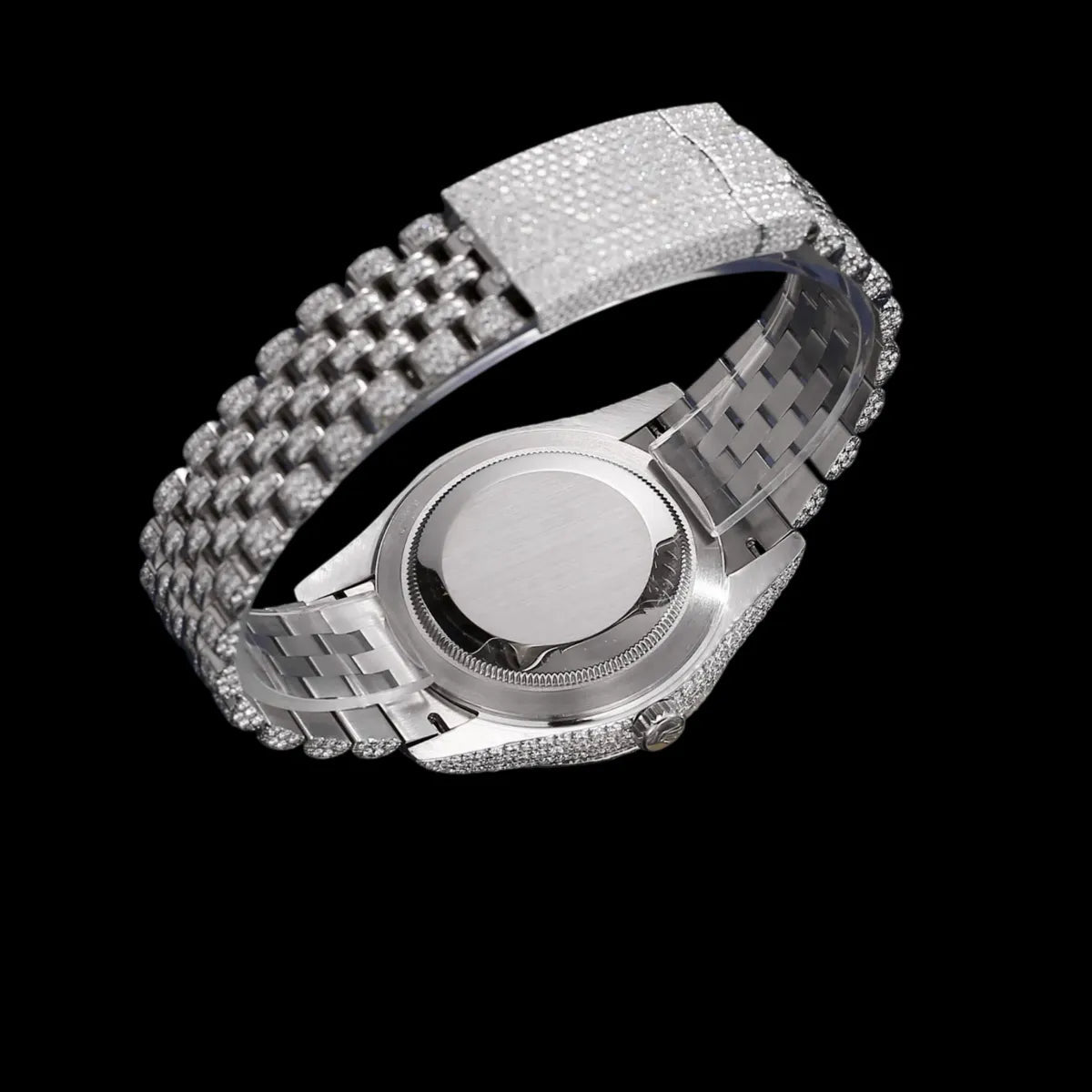 41mm Iced - Out VVS - Clarity Moissanite Watch - TONGSHOP / Style:White Gold / WATCH