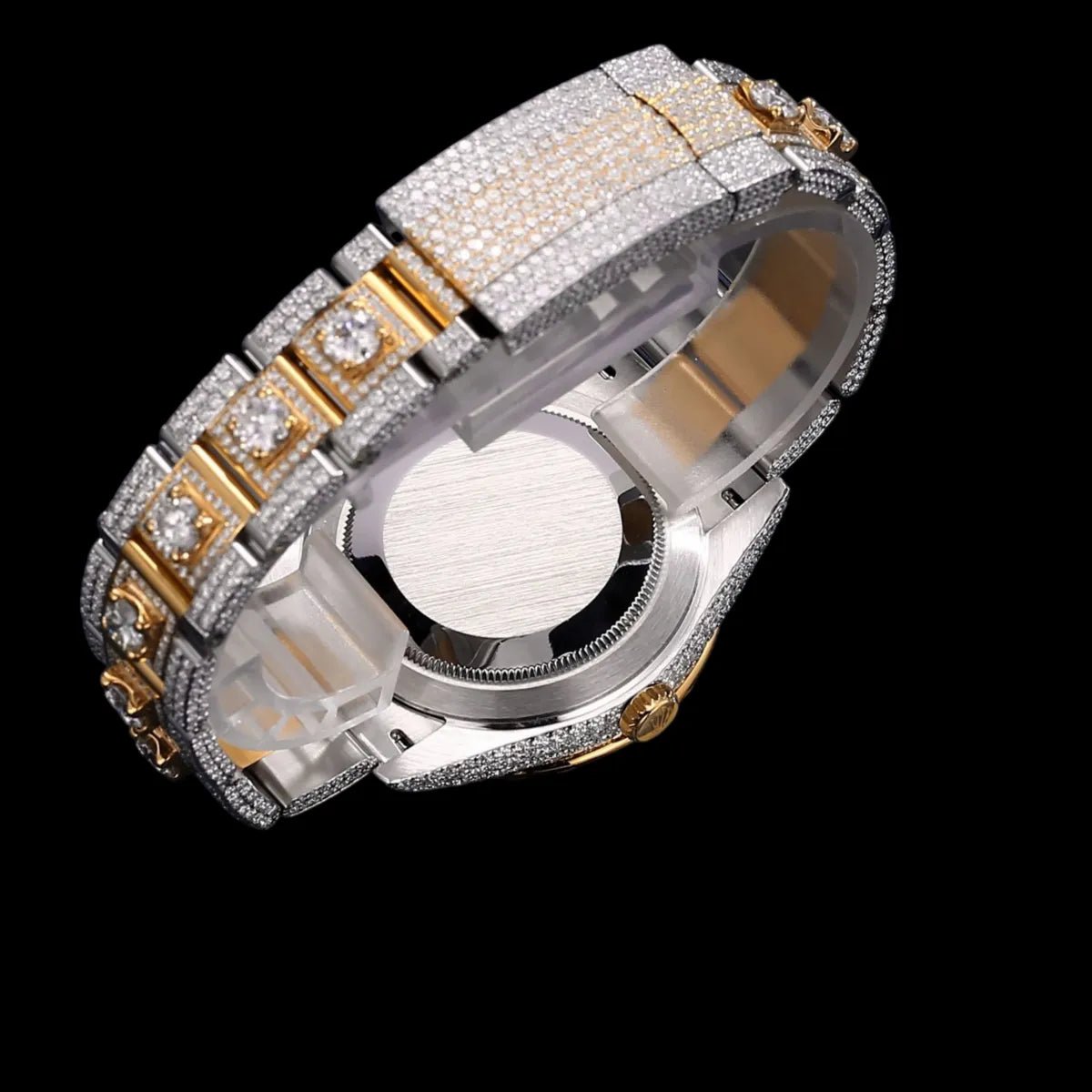 41mm Iced - Out VVS Moissanite Watch – Special Edition - TONGSHOP / Style:White Gold / WATCH