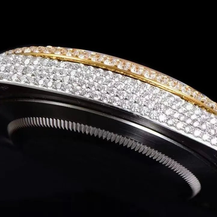 41mm VVS Moissanite Iced - Out Watch - TONGSHOP / Style:White Gold / WATCH