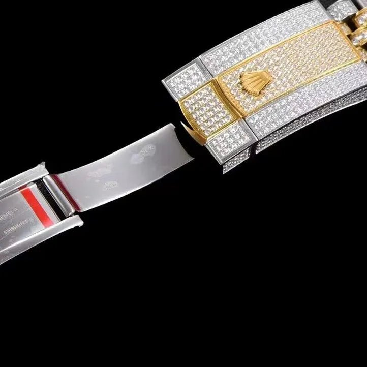 41mm VVS Moissanite Iced - Out Watch - TONGSHOP / Style:White Gold / WATCH