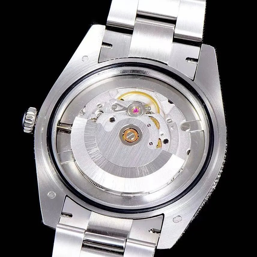42mm Iced - Out Moissanite Full - Diamond Watch - White Gold - TONGSHOP / Style:White Gold / WATCH