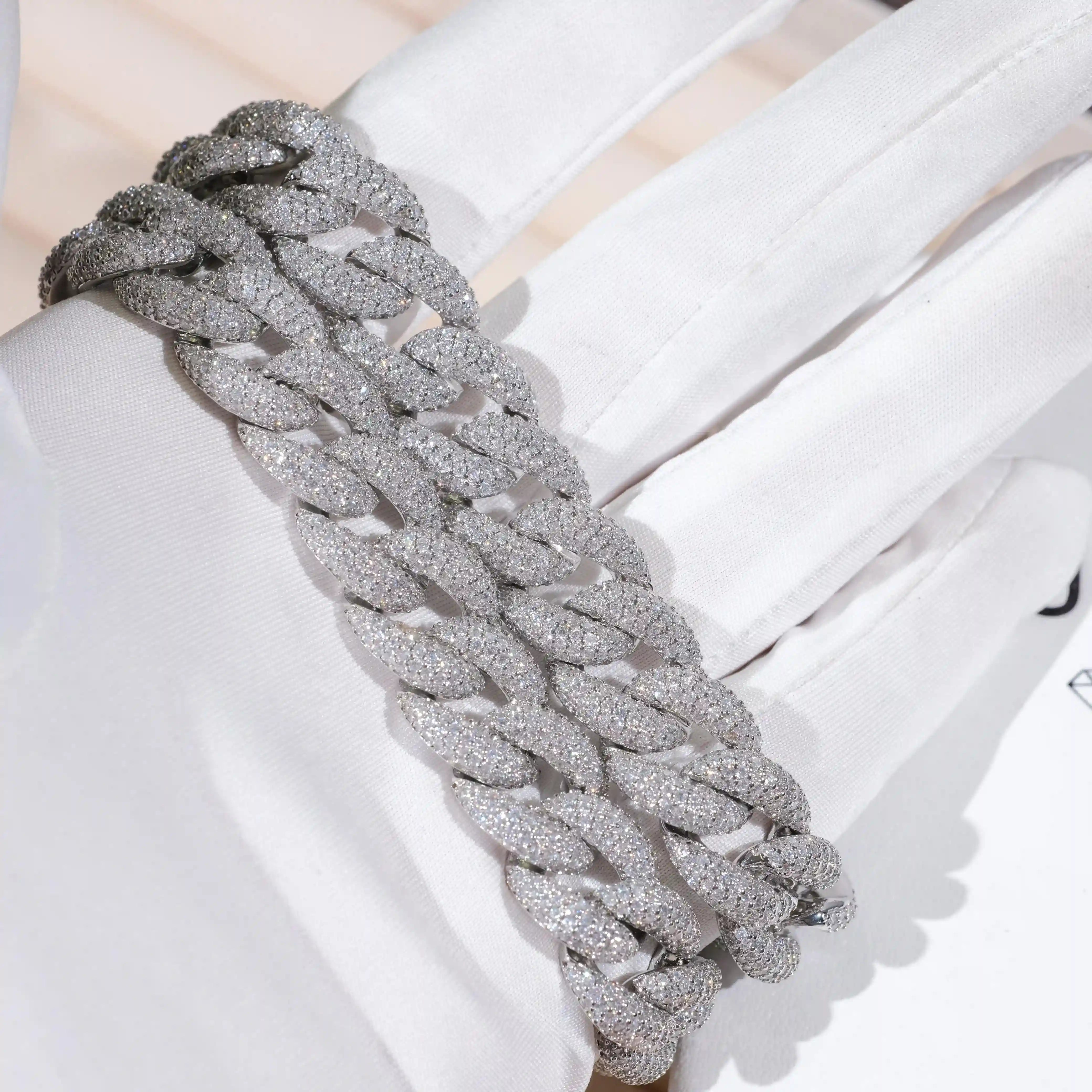 5 - Row Iced Cuban Chain - 15mm - TONGSHOP