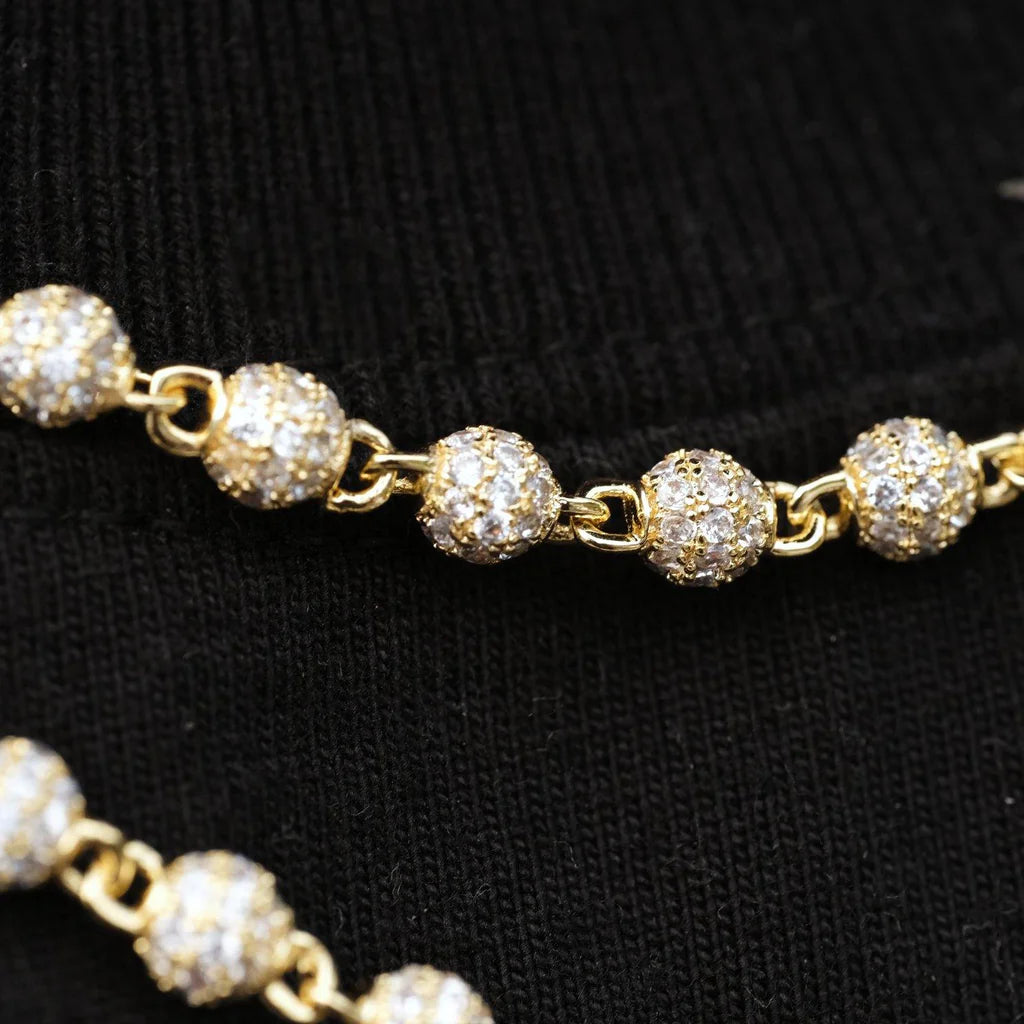 4mm Iced Beads Chain