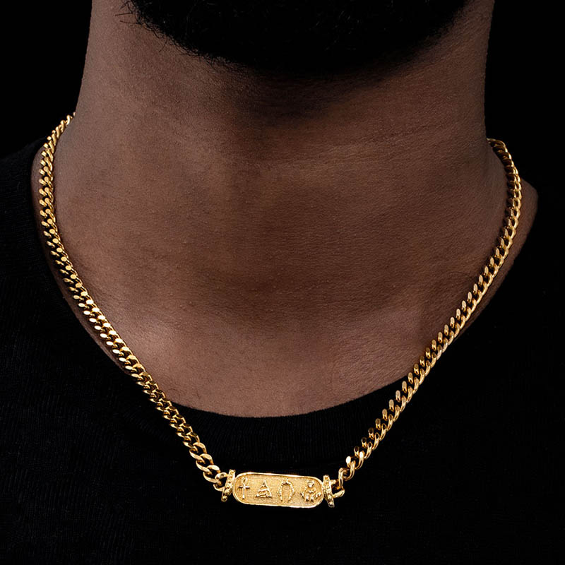 5mm Egyptian Cuban Necklace - TONGSHOP