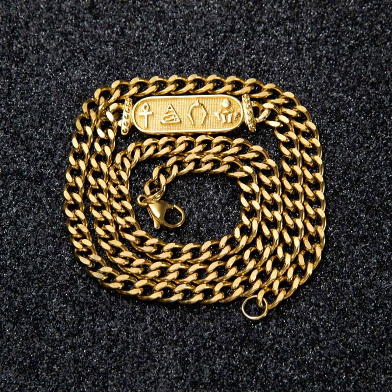 5mm Egyptian Cuban Necklace - TONGSHOP